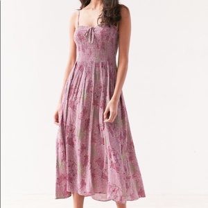 Urban Outfitters Kimchi Blue Gauzy Smocked Dress